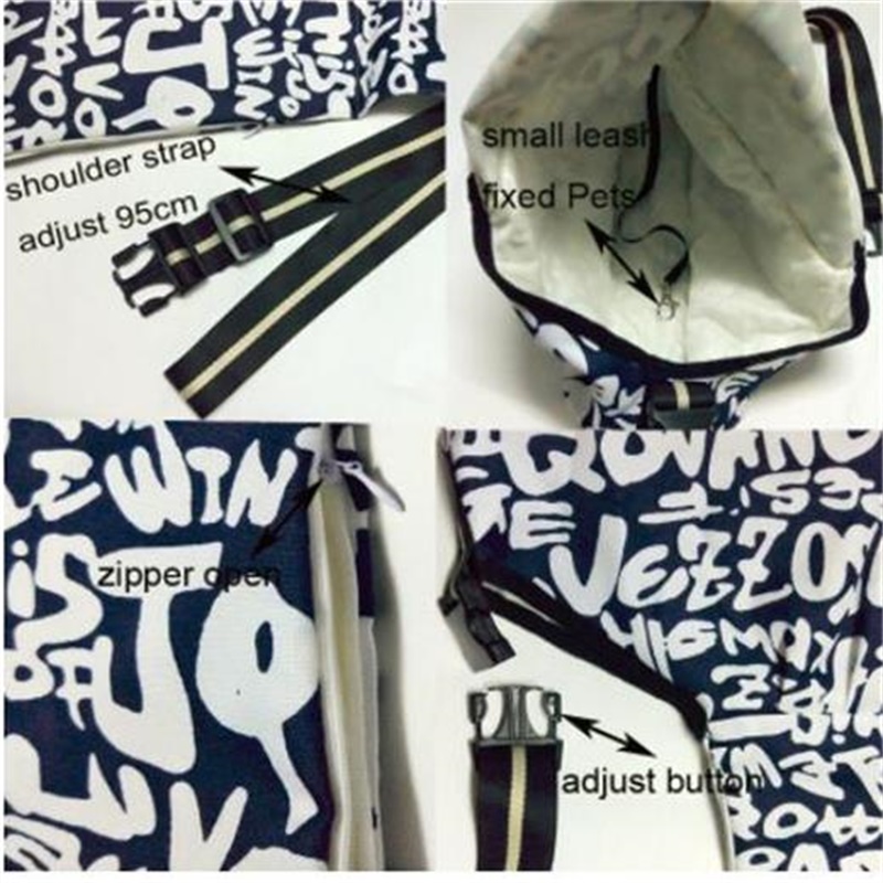 Sling Bag de lona azul para ma - Pet Supplies List reseña y precio