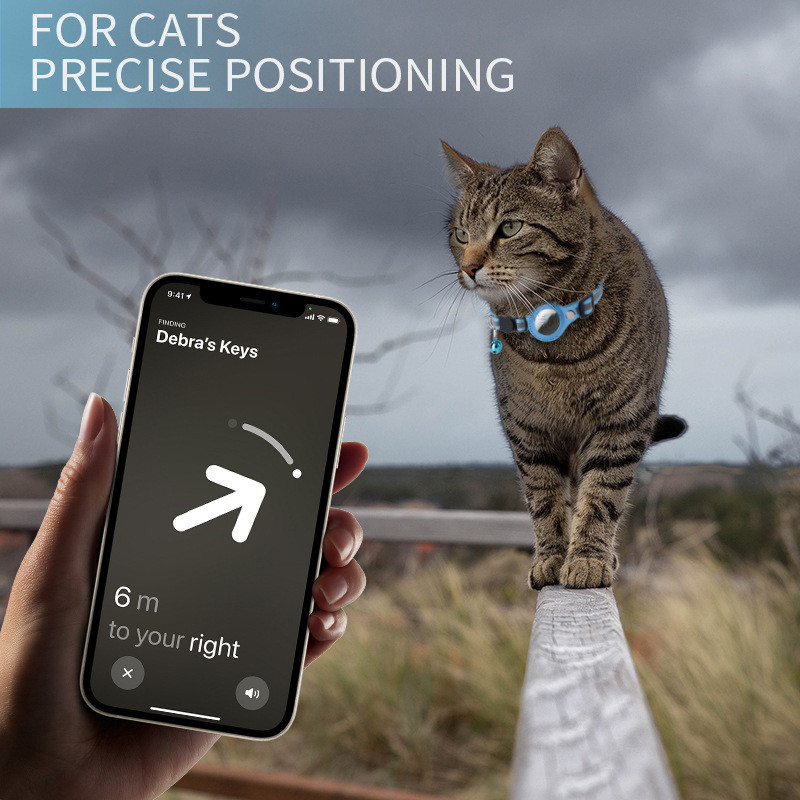 Collar Airtag para gato con fu - Pet Supplies Locations reseña y precio